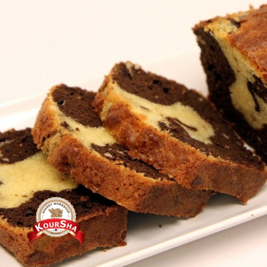 Marbeled English Cake