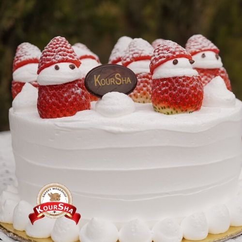 Strawberry Snow Cake